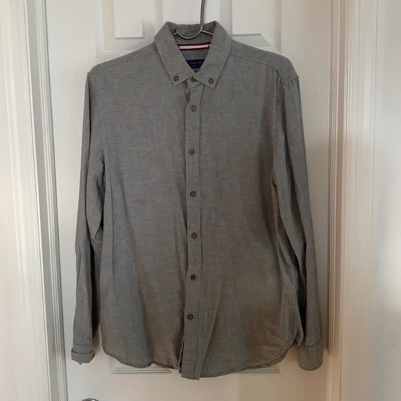 Zara Button Down Elbow Patches - Picture 1 of 3